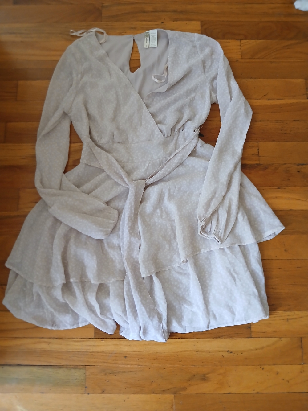 Wrap Tiered Dress